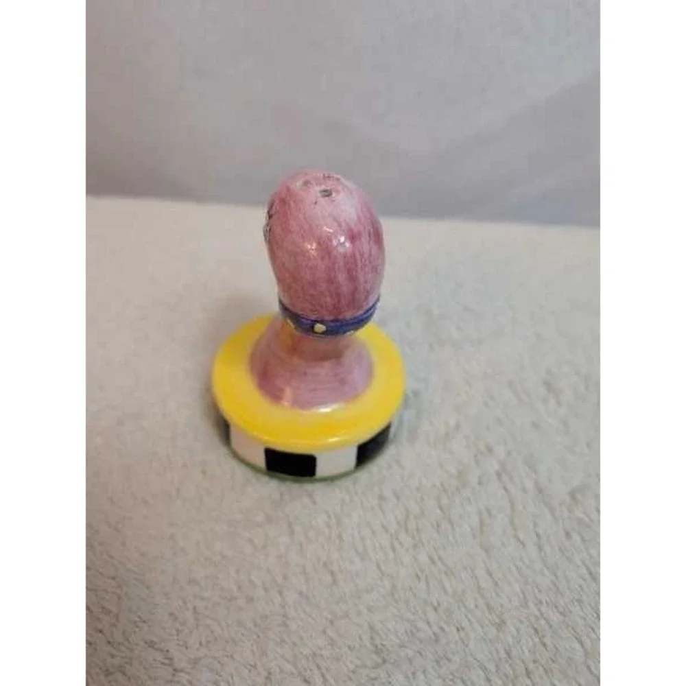 Whimsical Pink Flamingo Ceramic Salt Shaker Kitchen Decor Fun